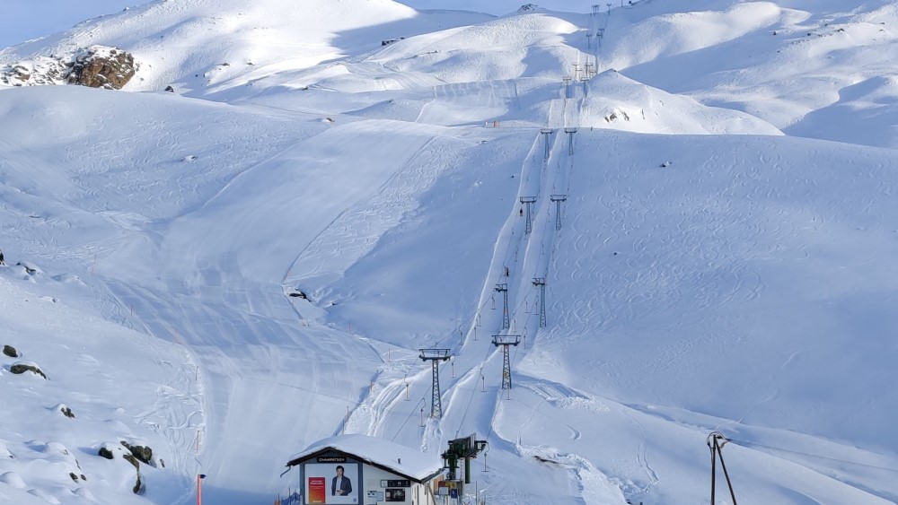 Dream Slope piste naar Sent.
